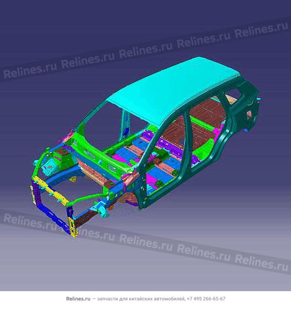 Vehicle body frame - 50000***AADYJ