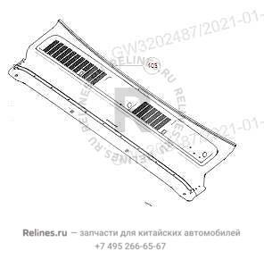 Накладка вентиляционная