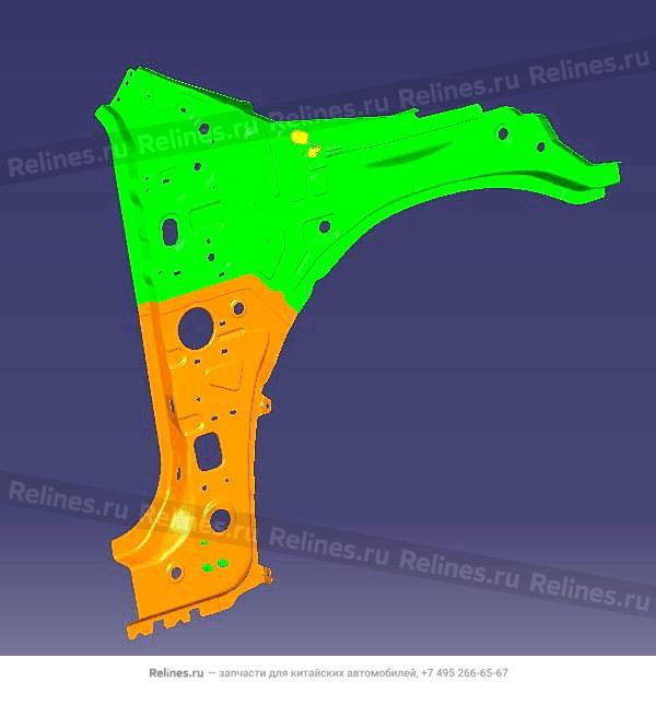 Панель крыла переднего левого - T15-5***00-DY