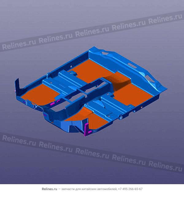 Покрытие пола переднее M1E