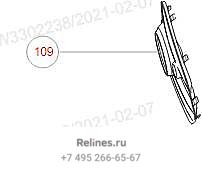 Накладка противотуманной фары правая - 28031***V64A