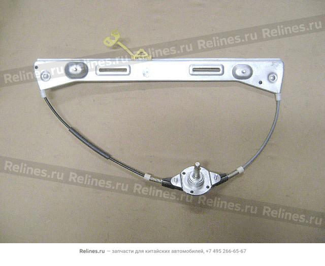 Front door glass regulator assy LH - 6104***M00