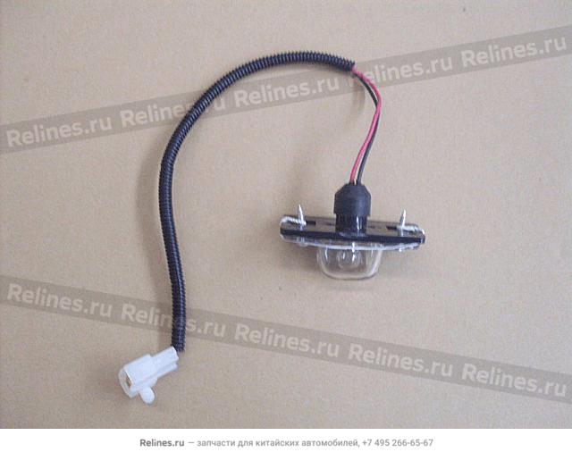 Lamp assy-no.plate - 41080***01-A1