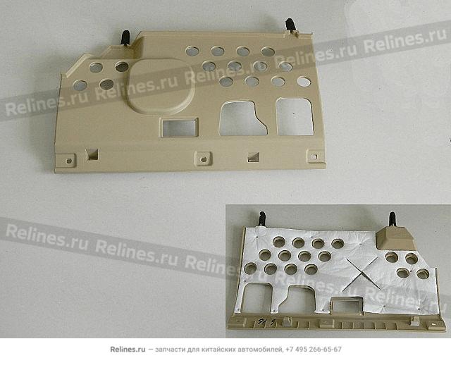 LWR toeboard assy rh-inst panel