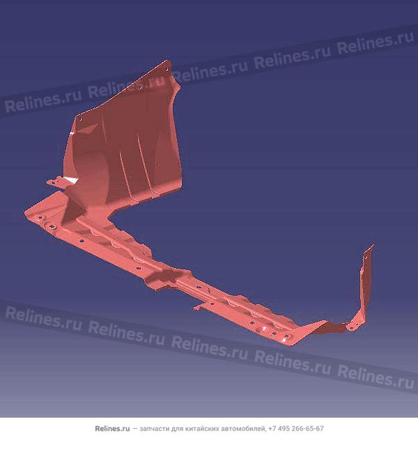 Пластиковая накладка двигателя нижн.