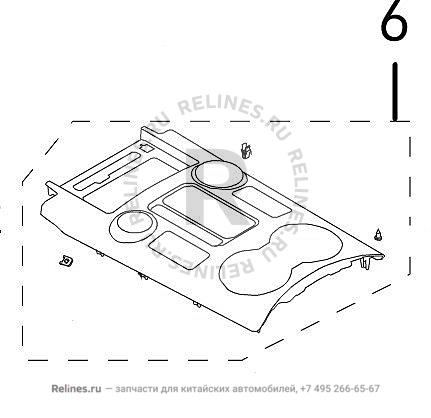 UPR panel assy,secondary inst panel - 530510***11A86