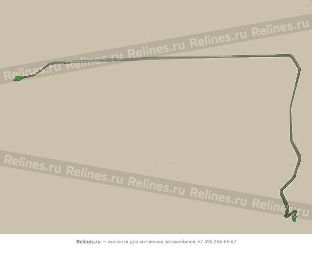 Oil pipe-fr 3-WAY conn to frame 3-WAY co - 3506***P50