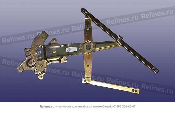 Glass regulator bracket-rr door LH
