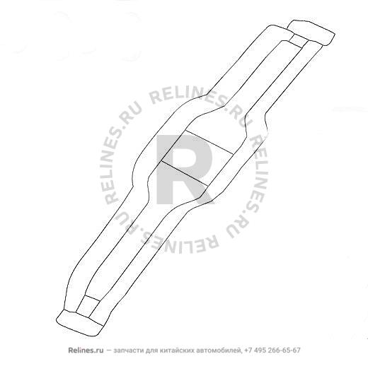 Roof beam no.2 weldment - 57010***Z16A