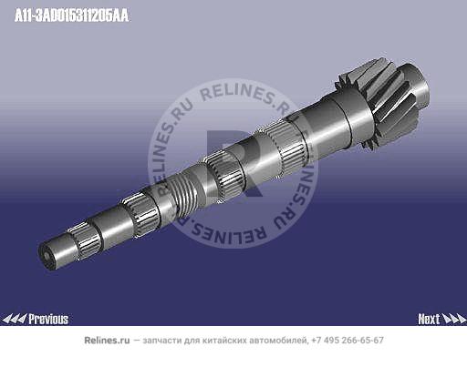 Вал КПП вторичный - A11-3AD***11205AA