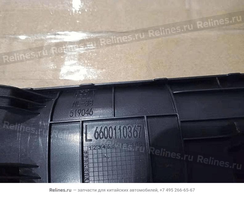 Handle cover assy-rr LH door INR - 60490***0742