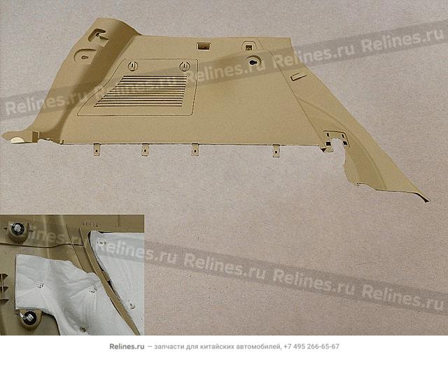 LWR guard plate assy RR side Wall LH - 540233***09AE3