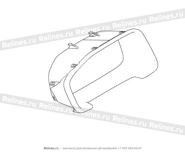 Панель ног водителя