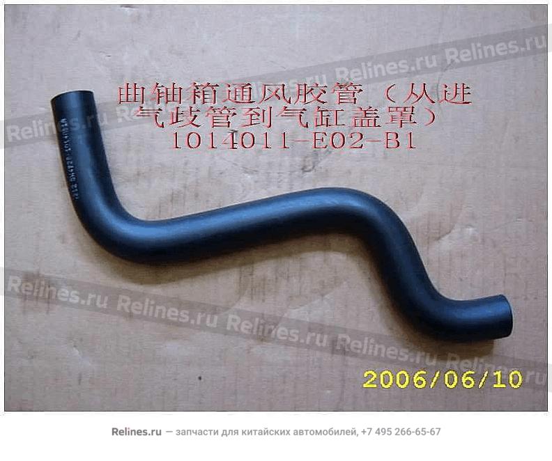 Ventilation hose-crank case - 10140***02-B1