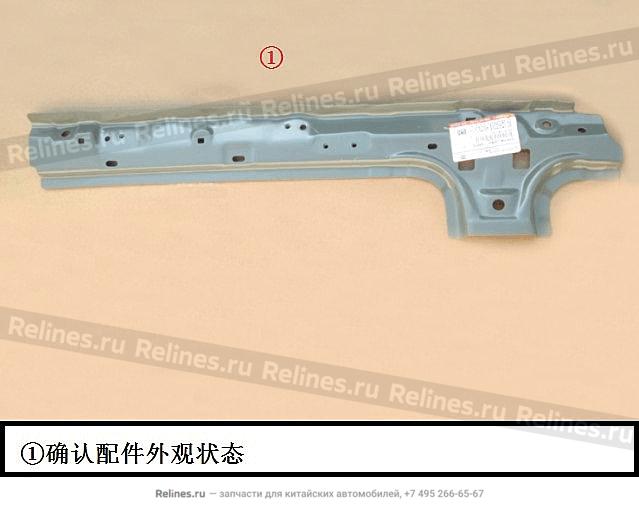 INR plate UPR section weldment b pillar