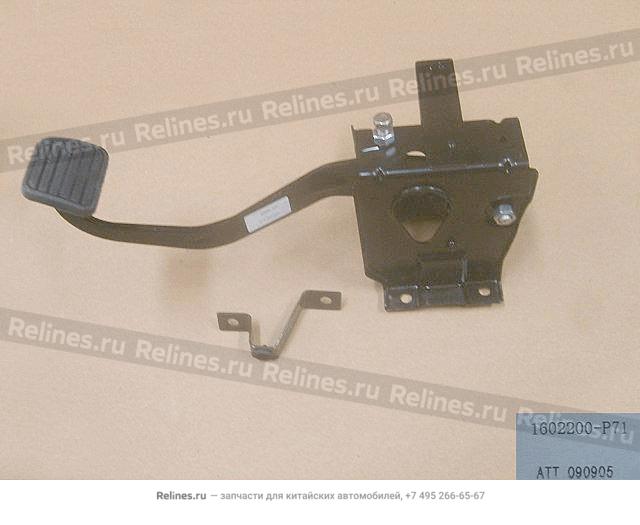 Clutch pedal assy - 1602***P71