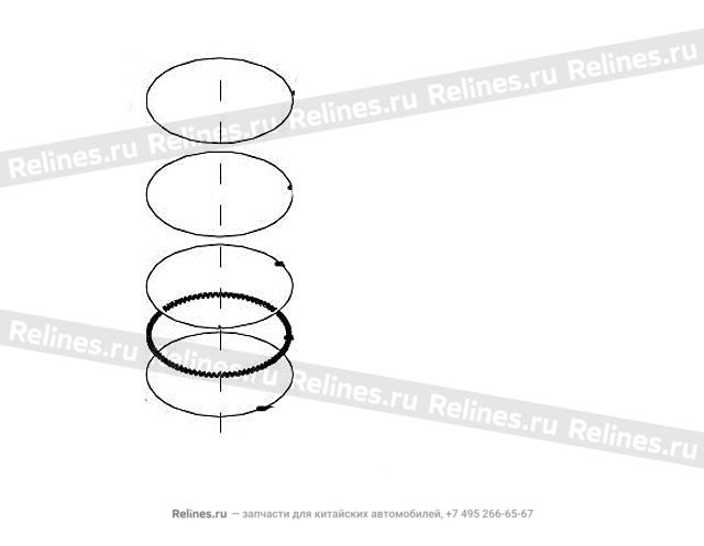 Piston ring kit - 1004***EG01