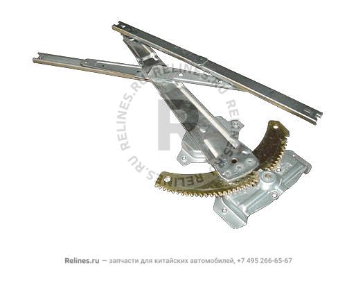 Механизм стеклоподъемника двери передней левой металл - S11-***110