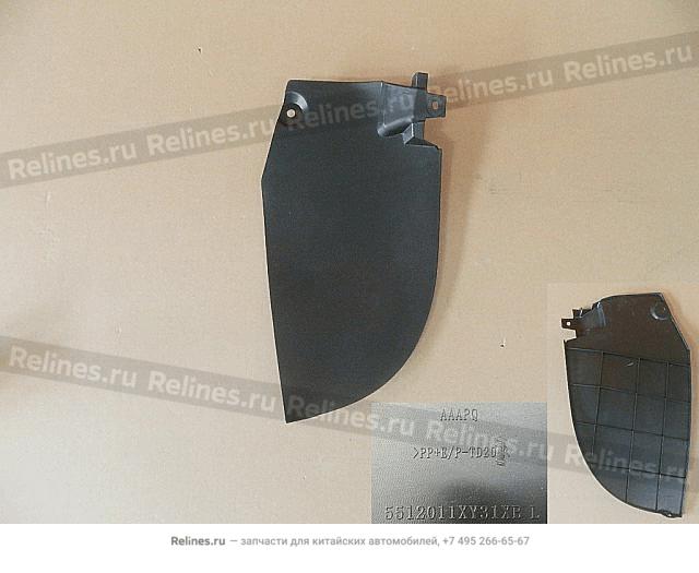 RR mudguard LH - 55120***31XB