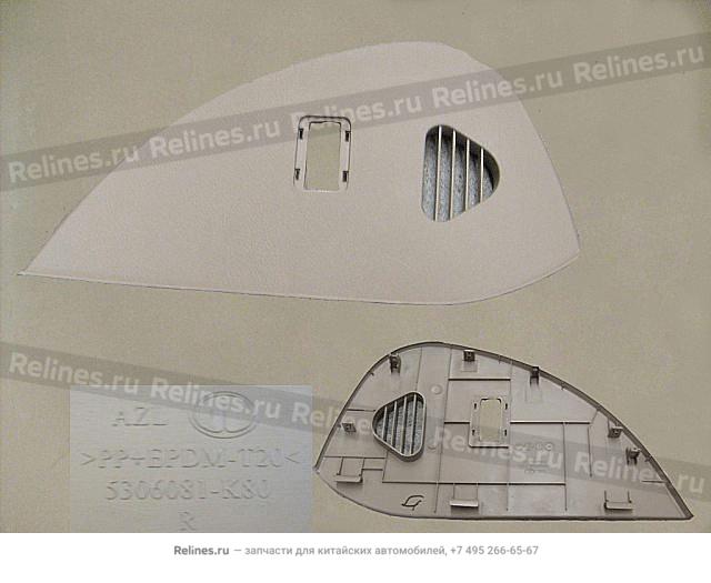 Cover panel-inst panel RH - 530608***0-00CC