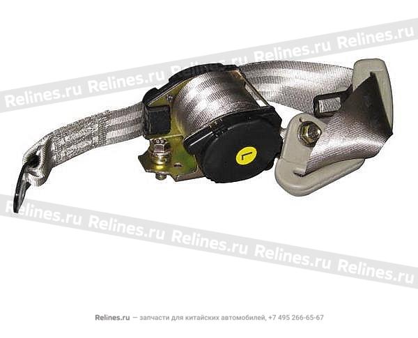 Rear left safety belt retractor assy.