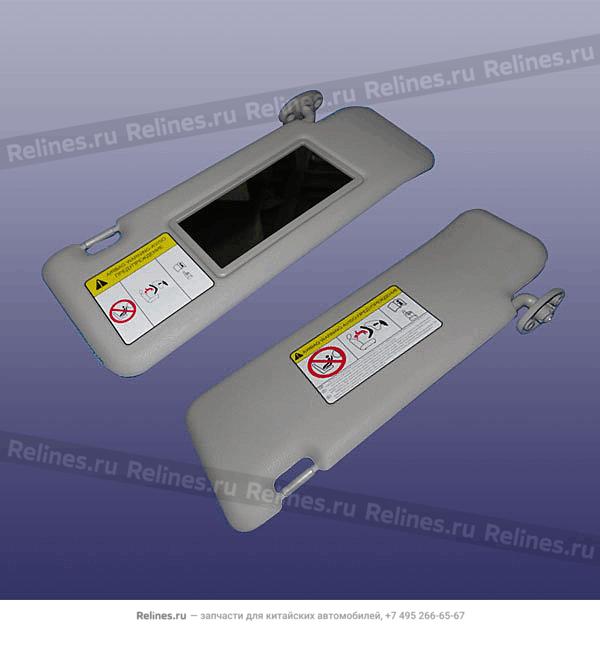 Козырёк солнцезащитный правый - J42-8***20BA