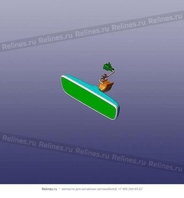 Зеркало заднего вида салонное M1E
