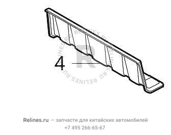 Дефлектор радиатора нижний правый