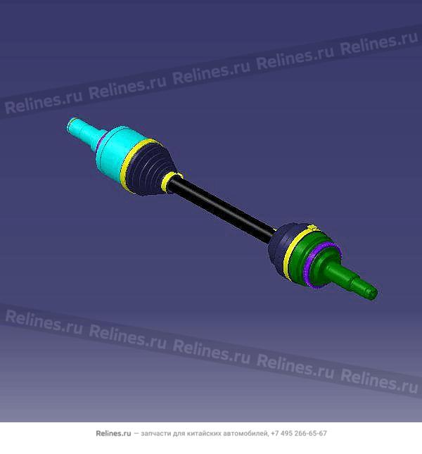 Привод колеса левый в сборе - T15-2***10BV