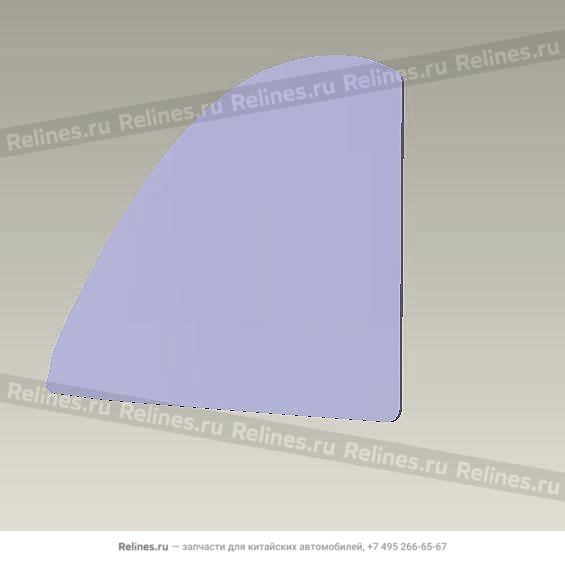 Стекло маленькое задней правой двери - 106***139