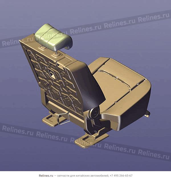 Сиденье второго ряда правое с пряжой T18FL3