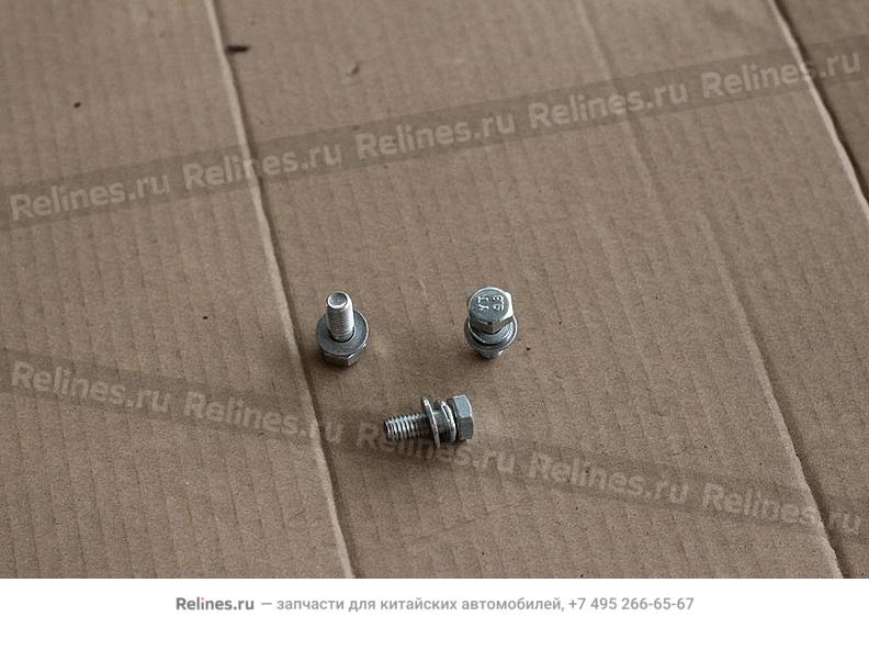 "hexagon head bolt,spring & plain washer