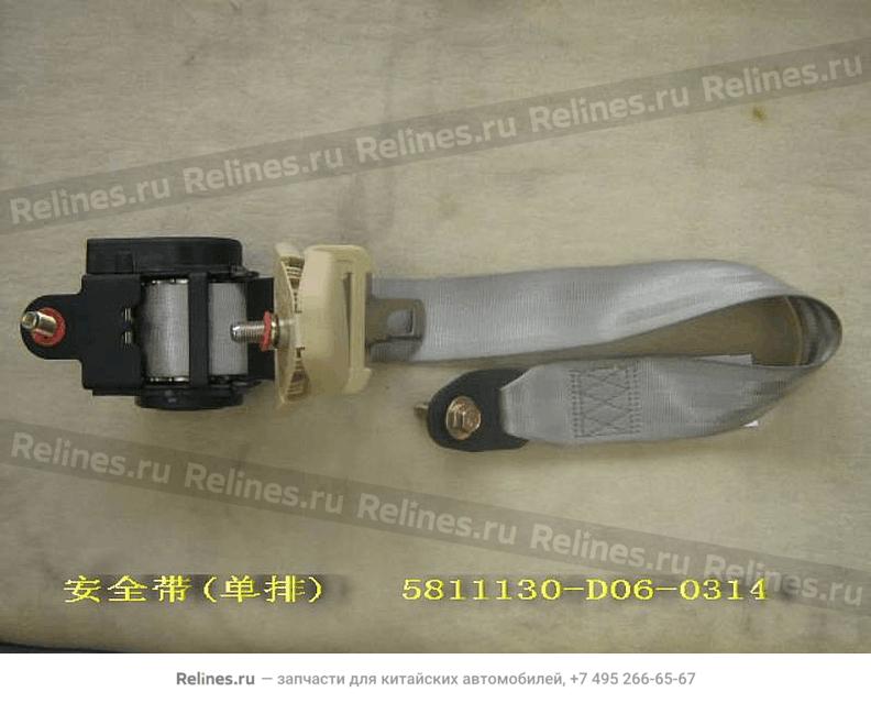 FR seat belt assy(single row)