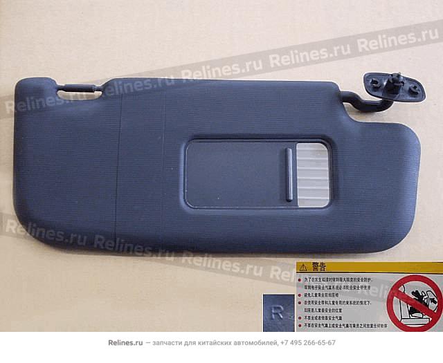 Sun visor assy RH(black) - 820420***4-0804