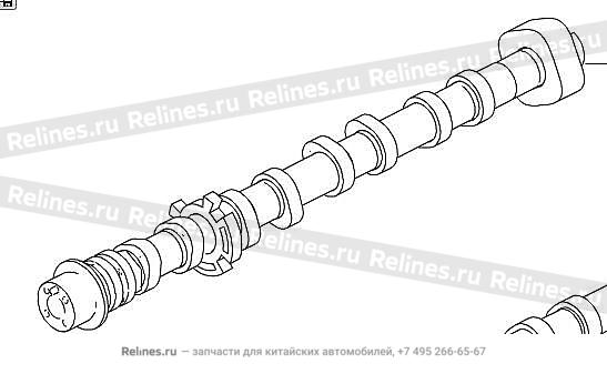 Exhaust camshaft assy