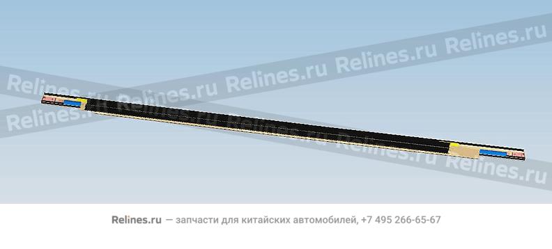 RR door otr beltline weatherstrip RH