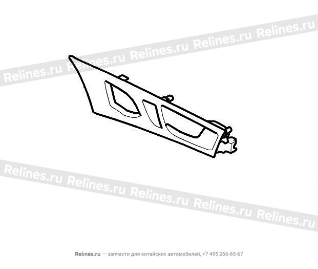 Inside handle assy-rr door RH - 62051***Z36A