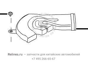 RR LWR air duct LH - 81230***W09A