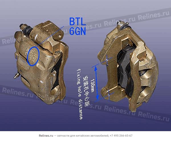 Суппорт передний правый - B14-3***60BA