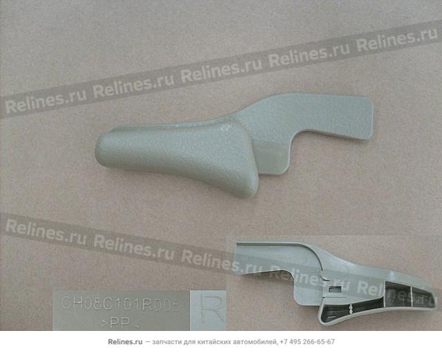 Headrest assy RR single seat(fabric) - 690450***0XA3S