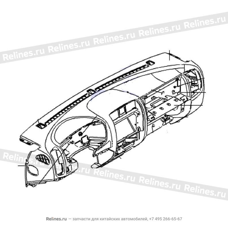 Inst panel assy - 53061***00-B3