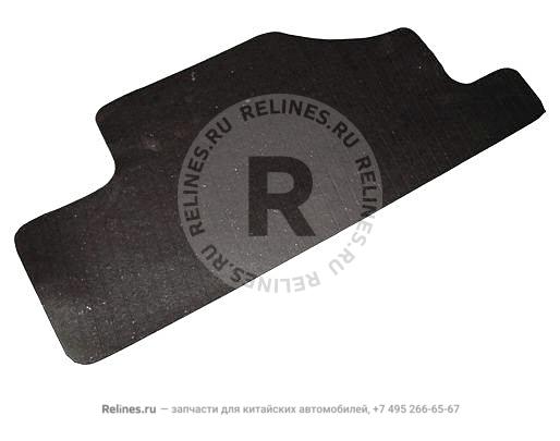 Plate - front asphalt LH (FR floor mat)