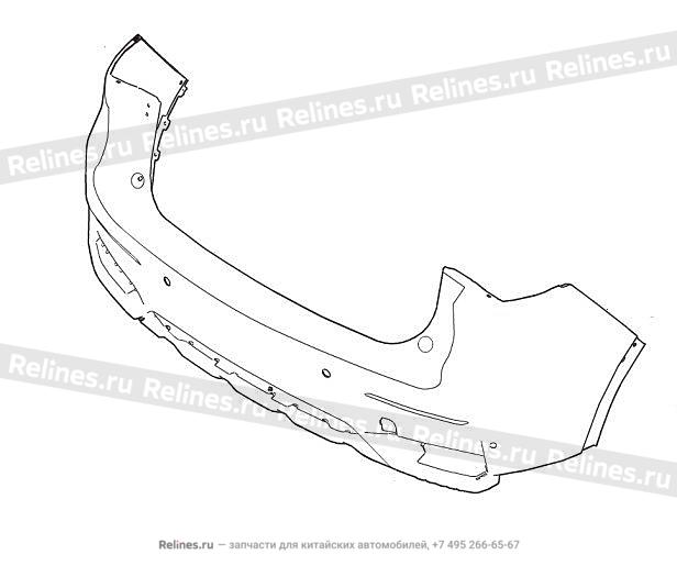 Бампер задний - 28041***Q00A