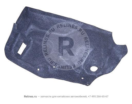 Mould assy - rear arch RH