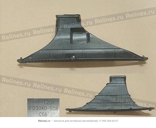 Central air duct assy-defrost - 8123***-S08