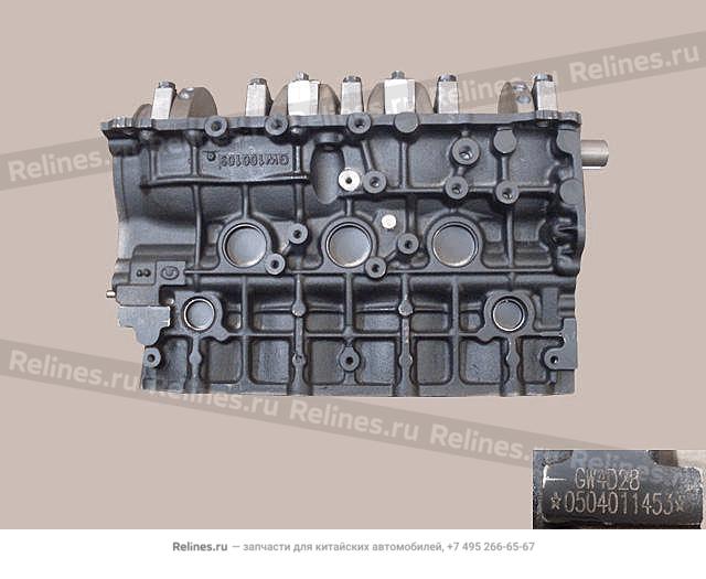 Cylinder block w/piston-engine - 1000***E02