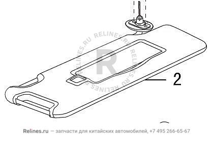 Козырек правый - 820420***08ADF