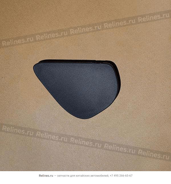 Recliner handle guard-fr seat RH