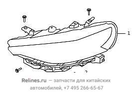 Фара передняя правая в сборе