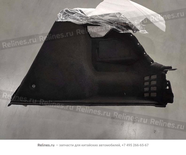 RH trim panel assy, trunk compartment